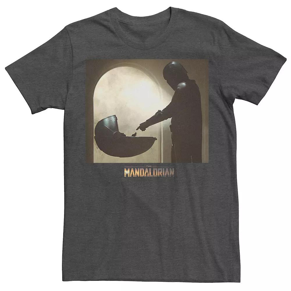 Men's Star Wars The Mandalorian The Child aka Baby Yoda Scene Logo Tee,  Product Image