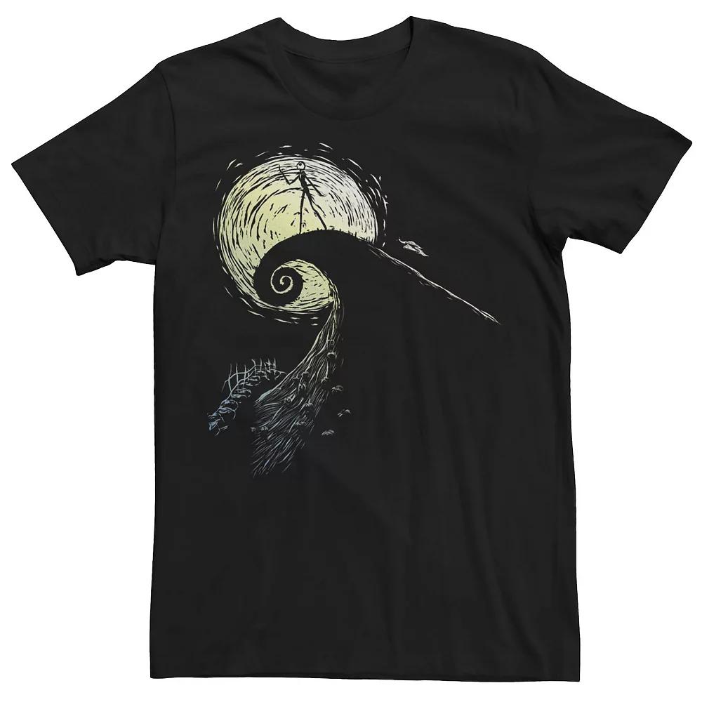 Disney's The Nightmare Before Christmas Jack Skellington Men's Spiral Hill Tee,  Product Image