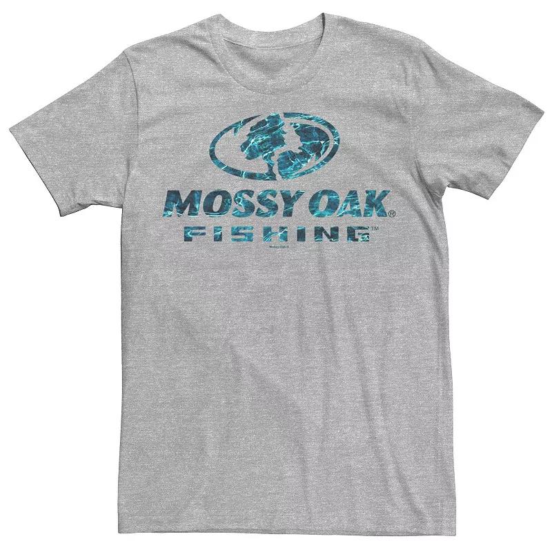 Men's Mossy Oak Fishing Blue Water Surface Logo Graphic Tee,  Product Image