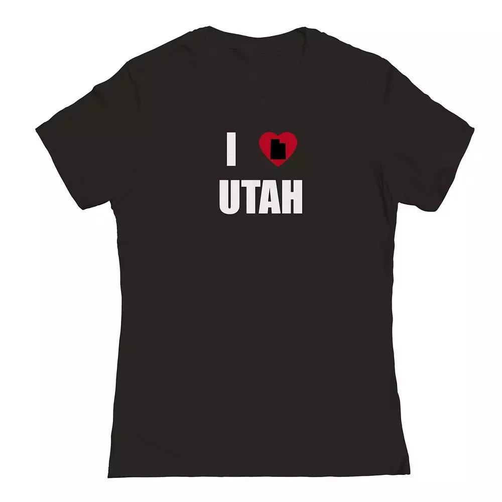 Junior's I Heart Utah Graphic Tee, Women's,  Product Image