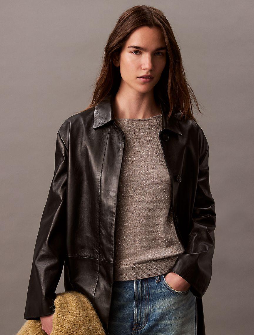 Lurex Sleeveless Pullover Top Product Image