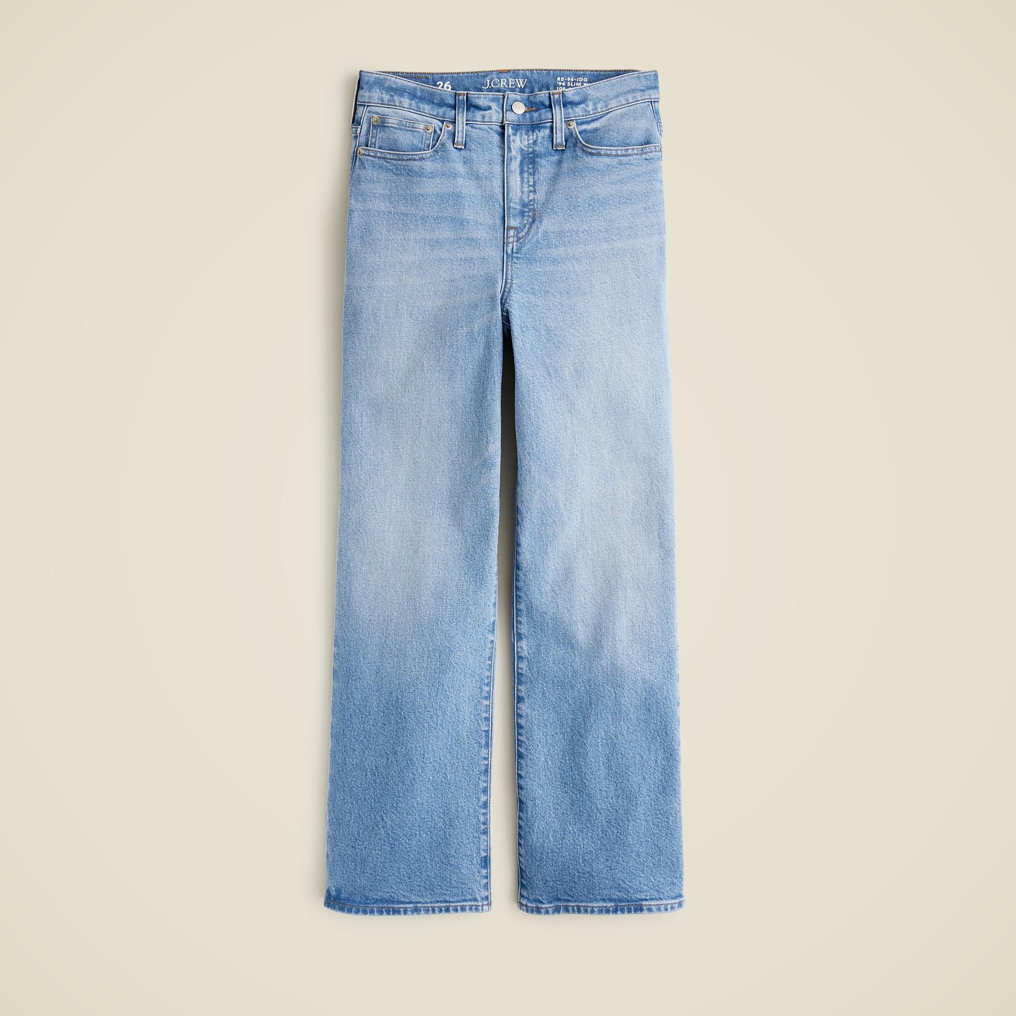 High-rise slim-wide jean in 1996 semi-stretch Product Image
