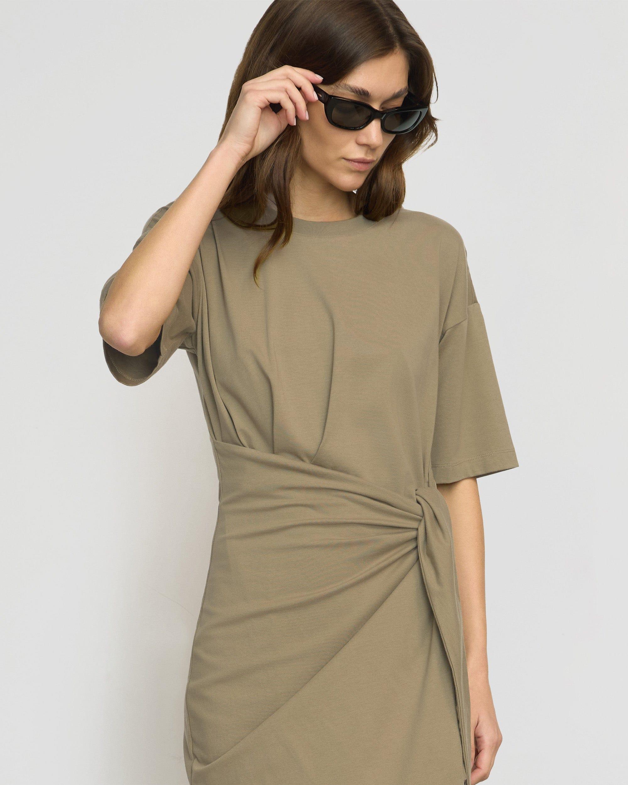 Noa Organic Cotton T-Shirt Wrap Dress Product Image