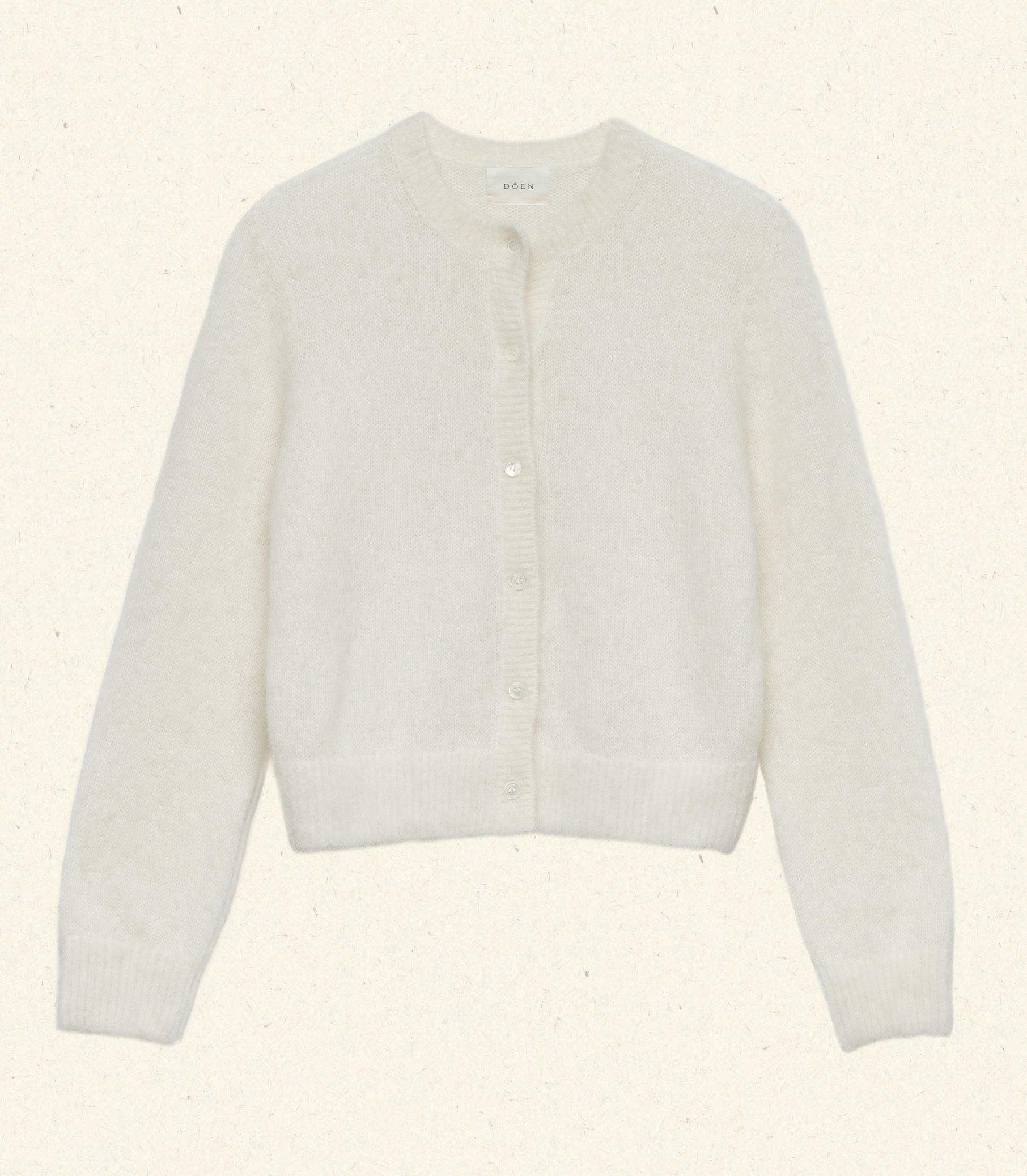 LILLETTE CARDIGAN -- SEA SALT Product Image