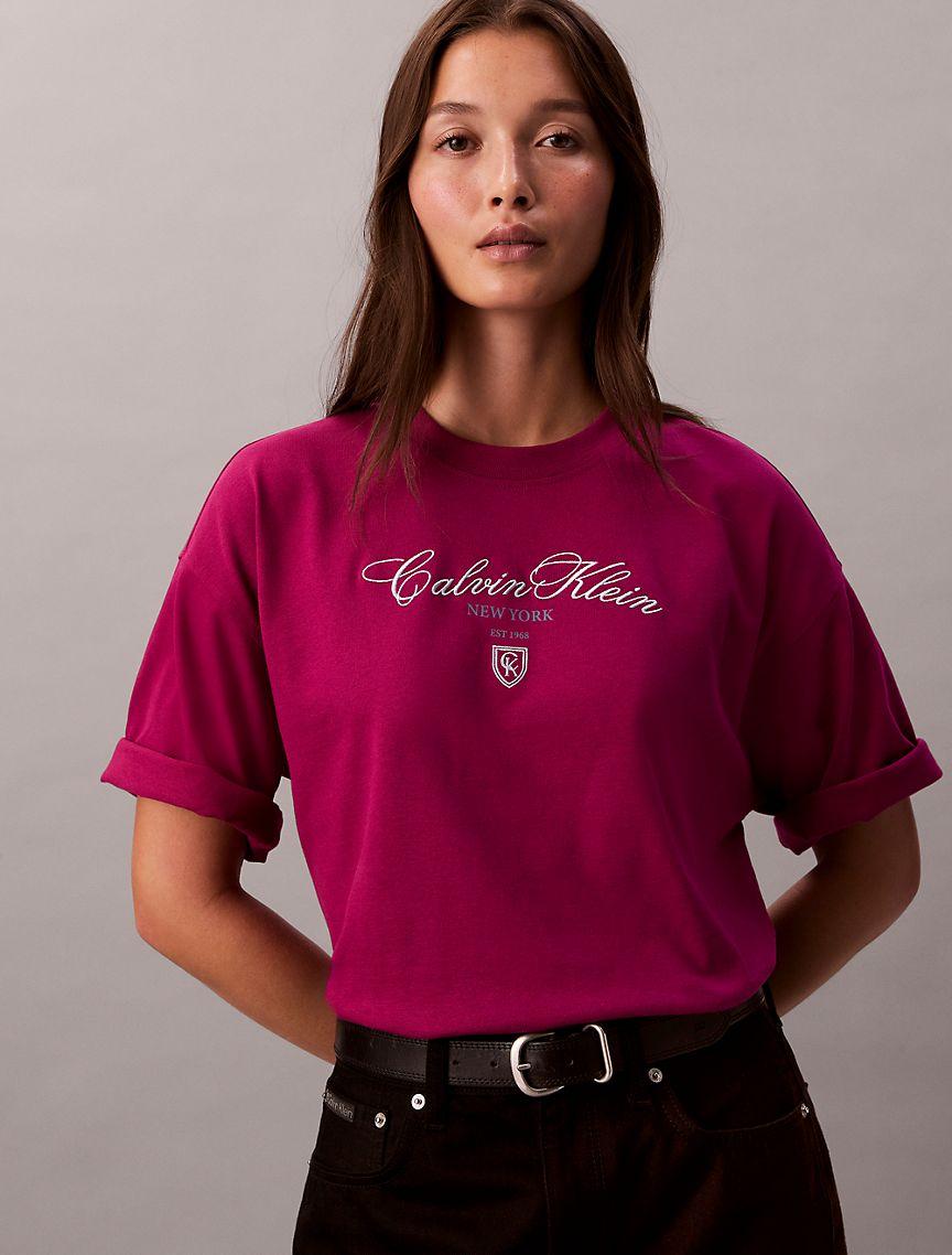 Script Logo Graphic Relaxed T-Shirt Product Image