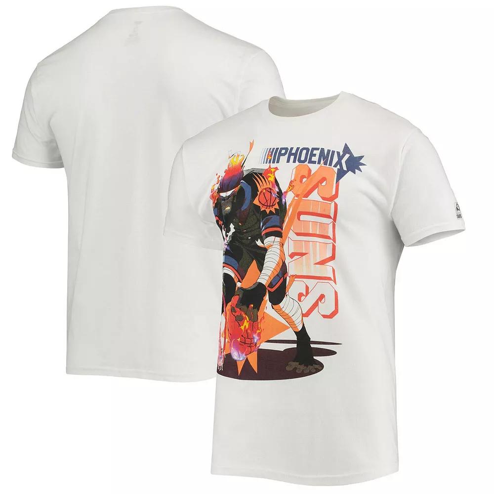 Men's NBA x McFlyy White Phoenix Suns Identify Artist Series T-Shirt,  Product Image