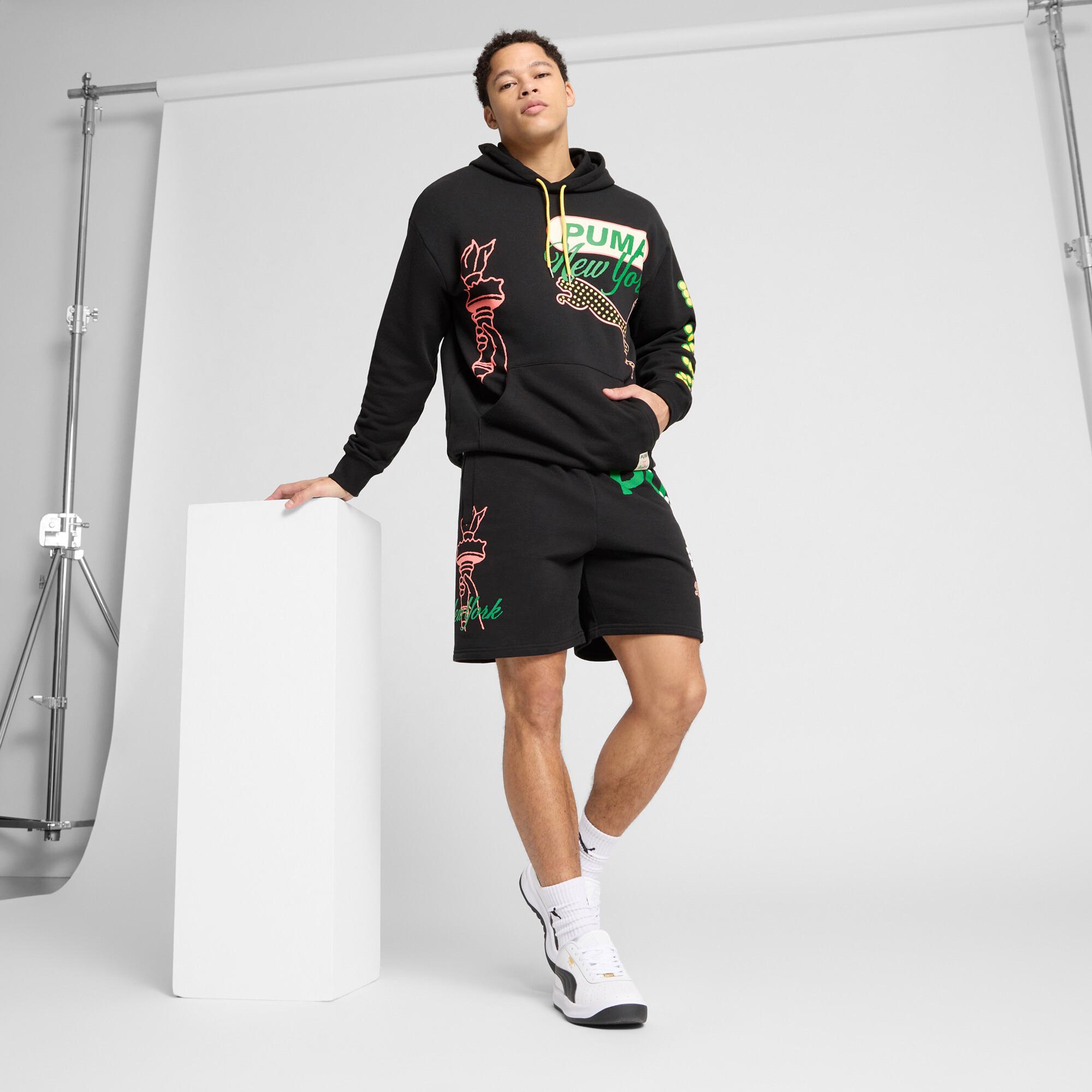 PUMA Wardrobe Essentials Bright Lights NYC Flagship Men's 7" Shorts Product Image