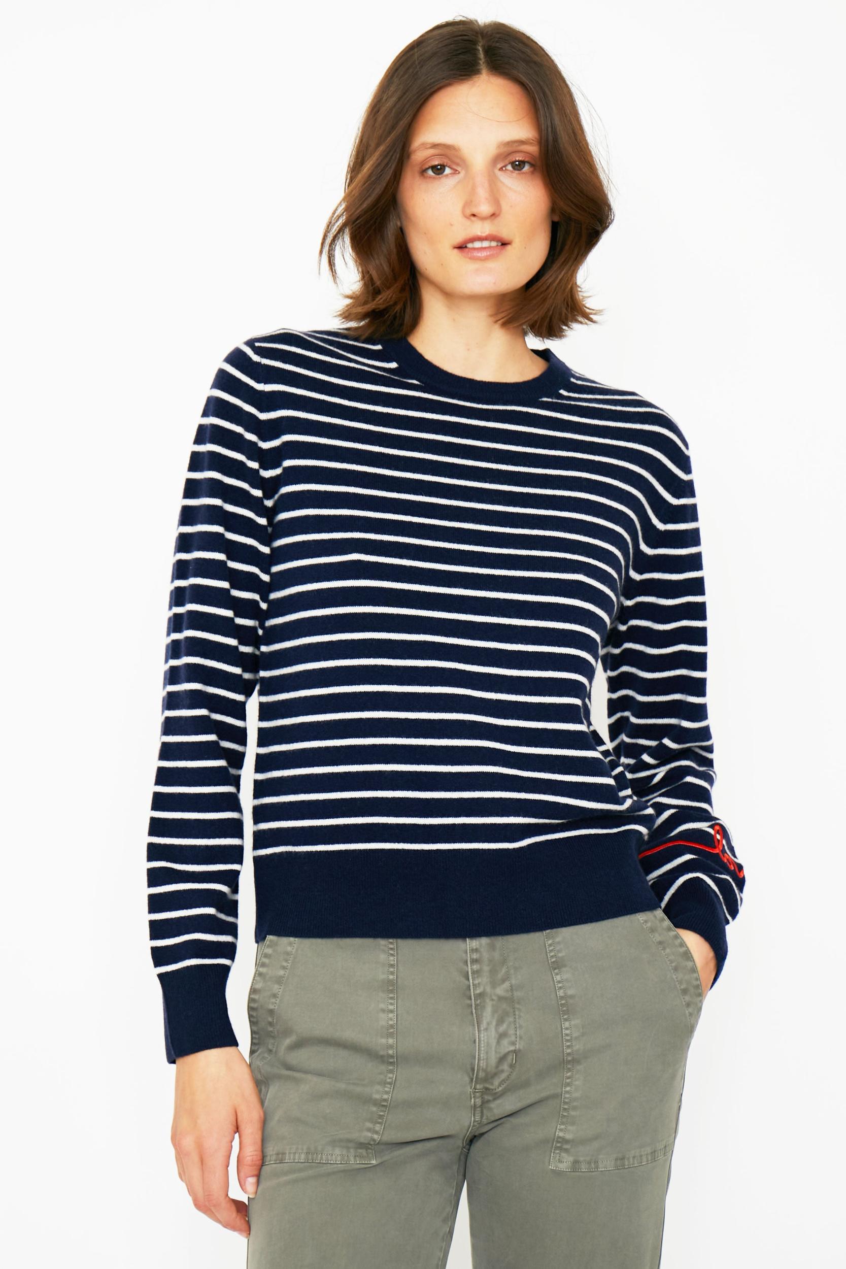 The Betty Love - Navy/Cream Product Image