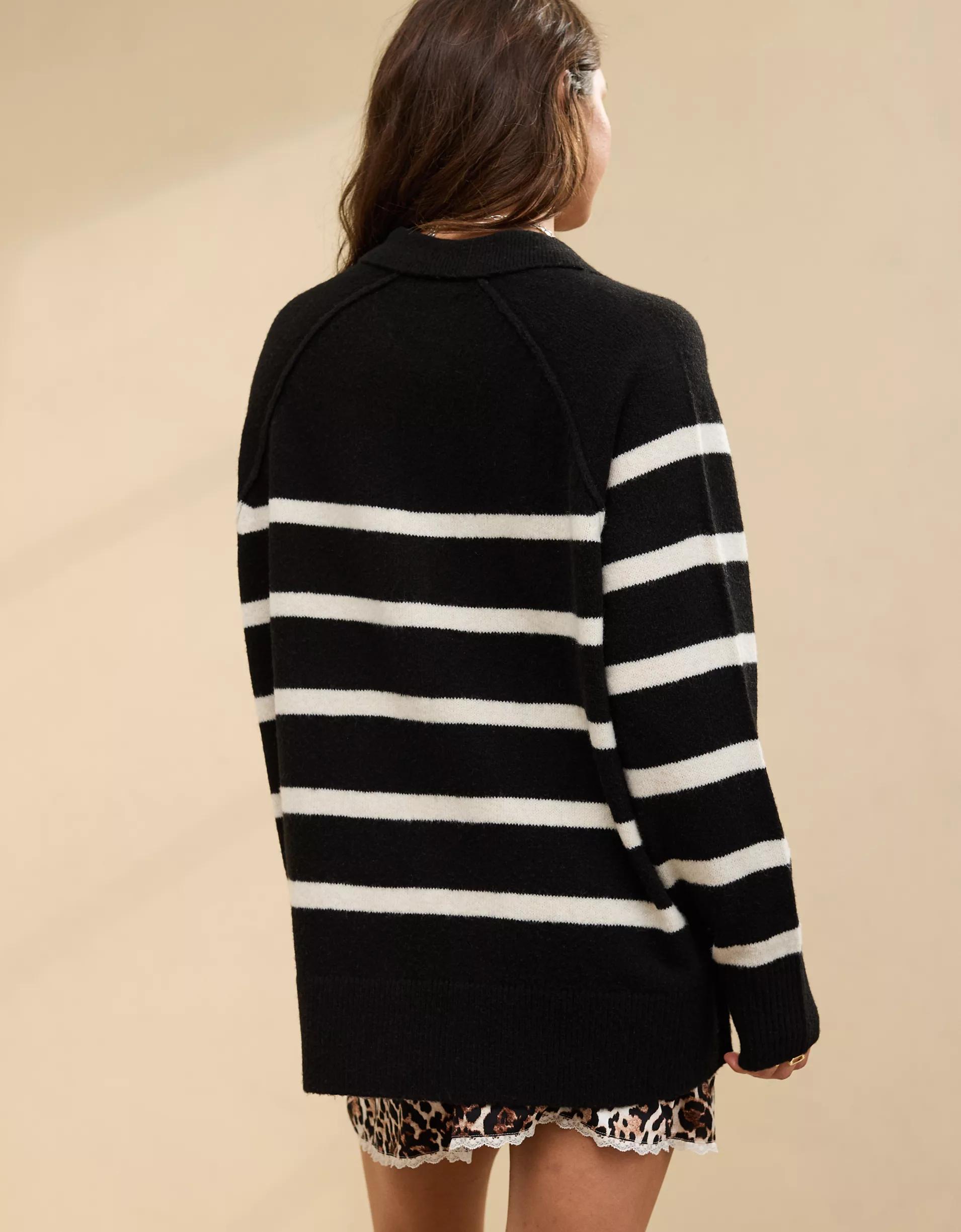 Aerie unREAL Polo Sweater Product Image