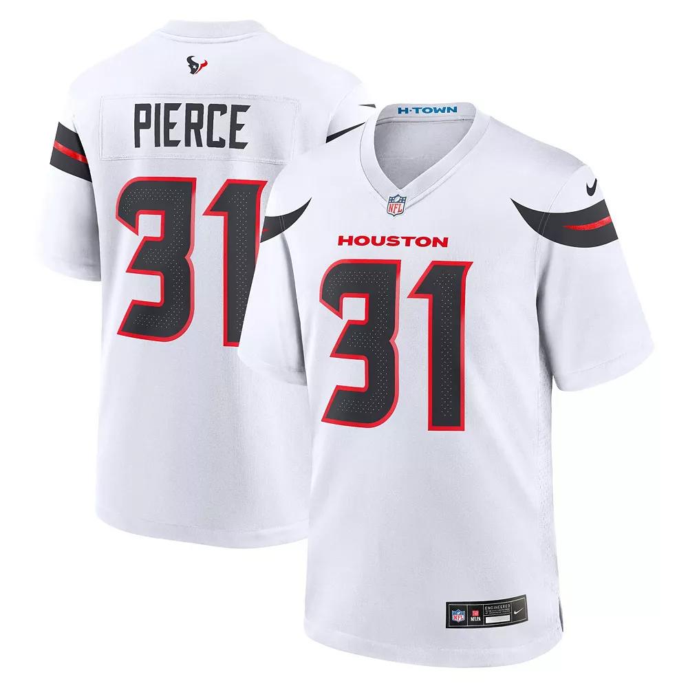 Men's Nike Dameon Pierce White Houston Texans Game Jersey,  Product Image