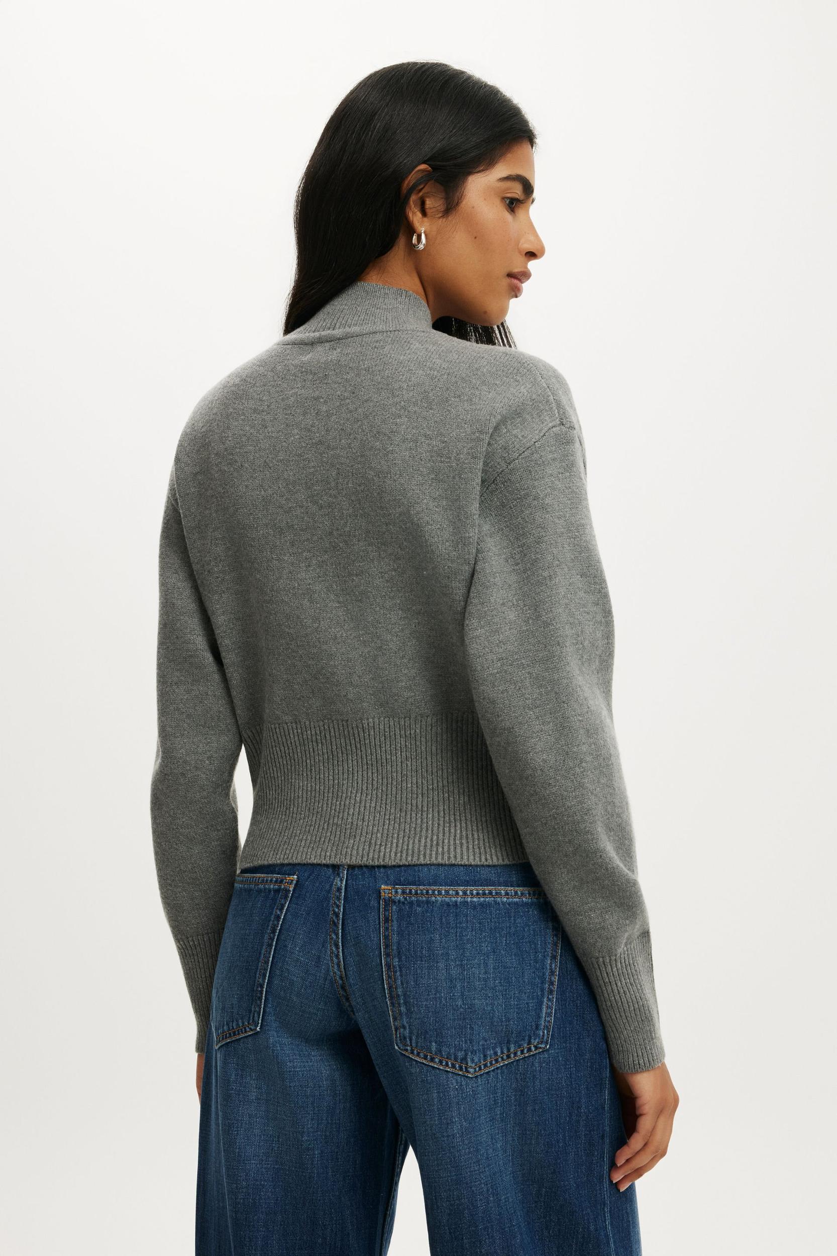 Lotus Cinched Zip Knit Product Image