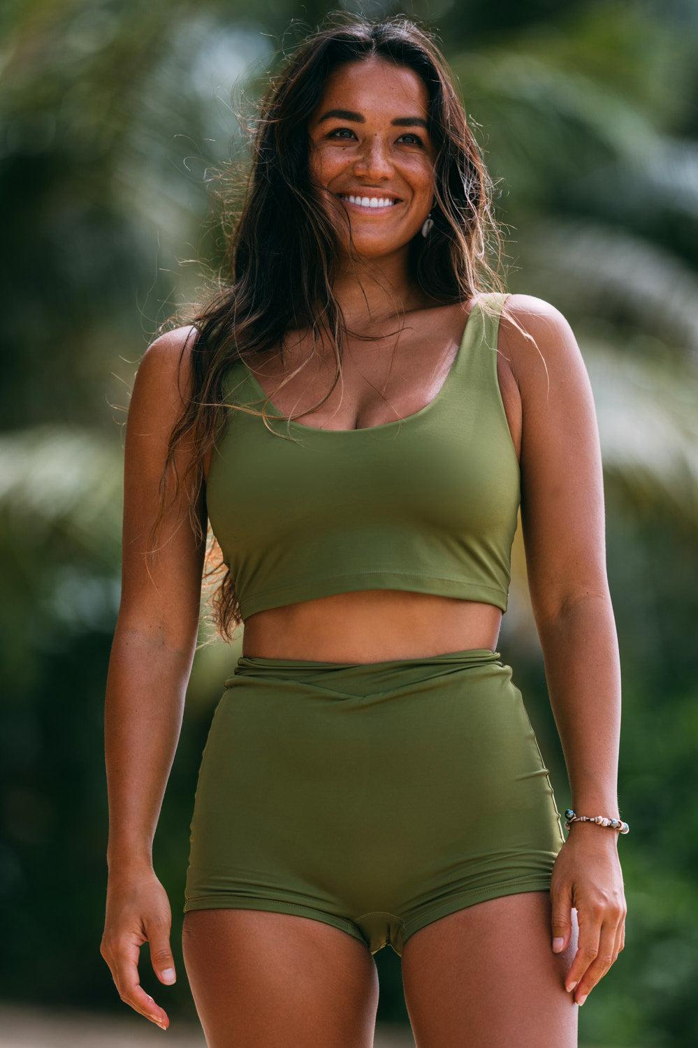 Mira Bikini Top - Kelp Female Product Image