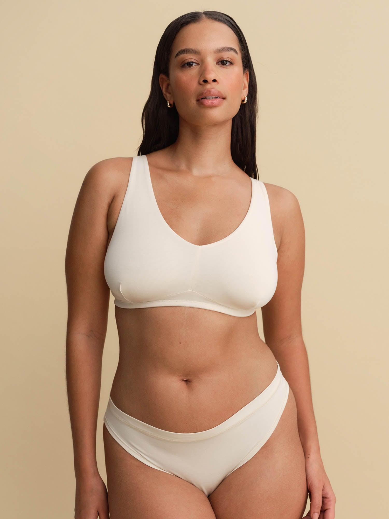 Tencel Comfort Wireless U-Neck Bra Female Product Image