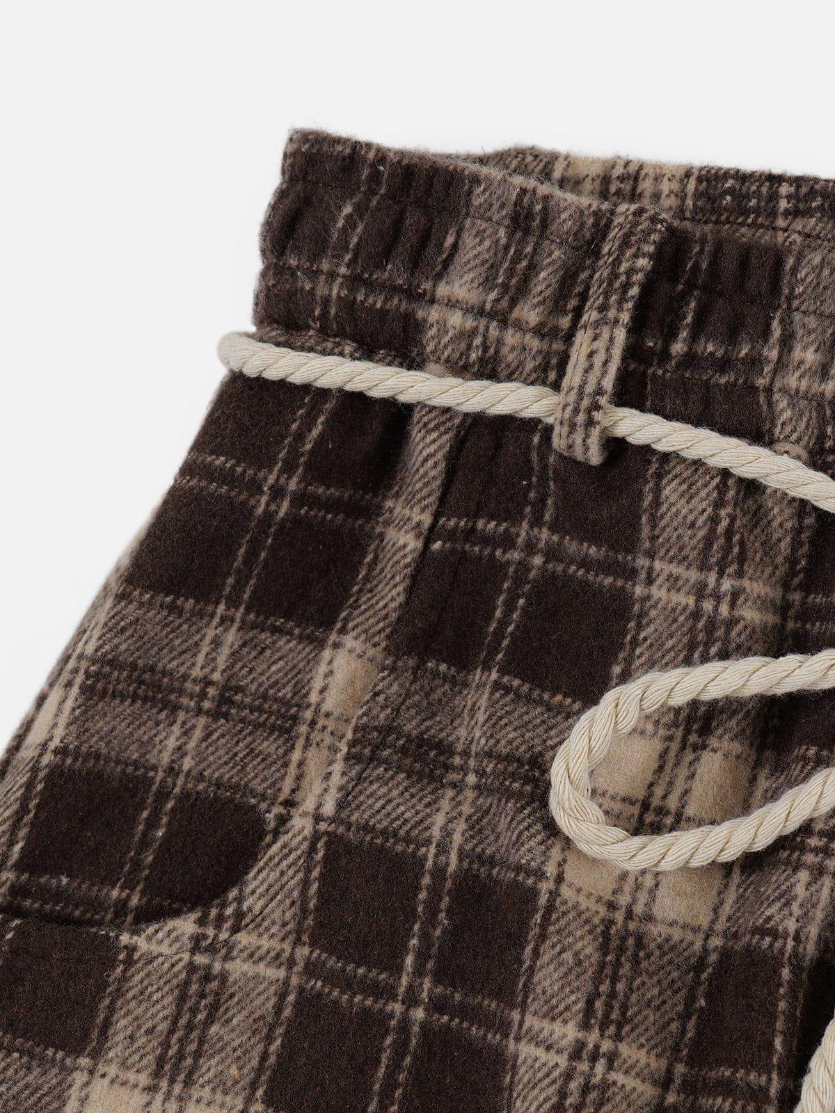Aelfric Eden Plaid Super Baggy Pants Product Image