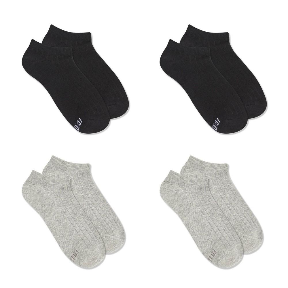 Women's Fruit of the Loom Cotton Comfort 4pk No Show Socks - White 4-10 Product Image
