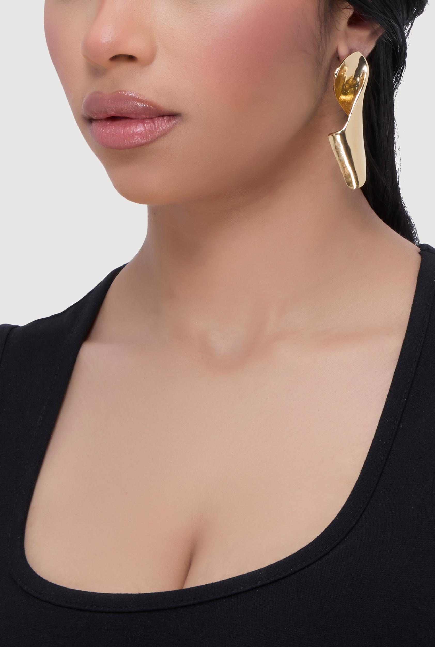 Assorted Textured Hoop Earrings Set of 6 Unisex Product Image