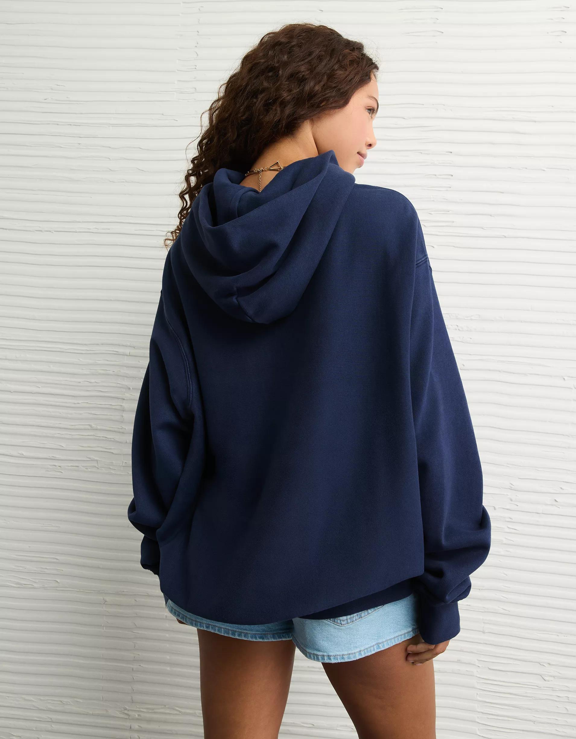 AE Laidback Luxe Heavyweight Graphic Hoodie Product Image