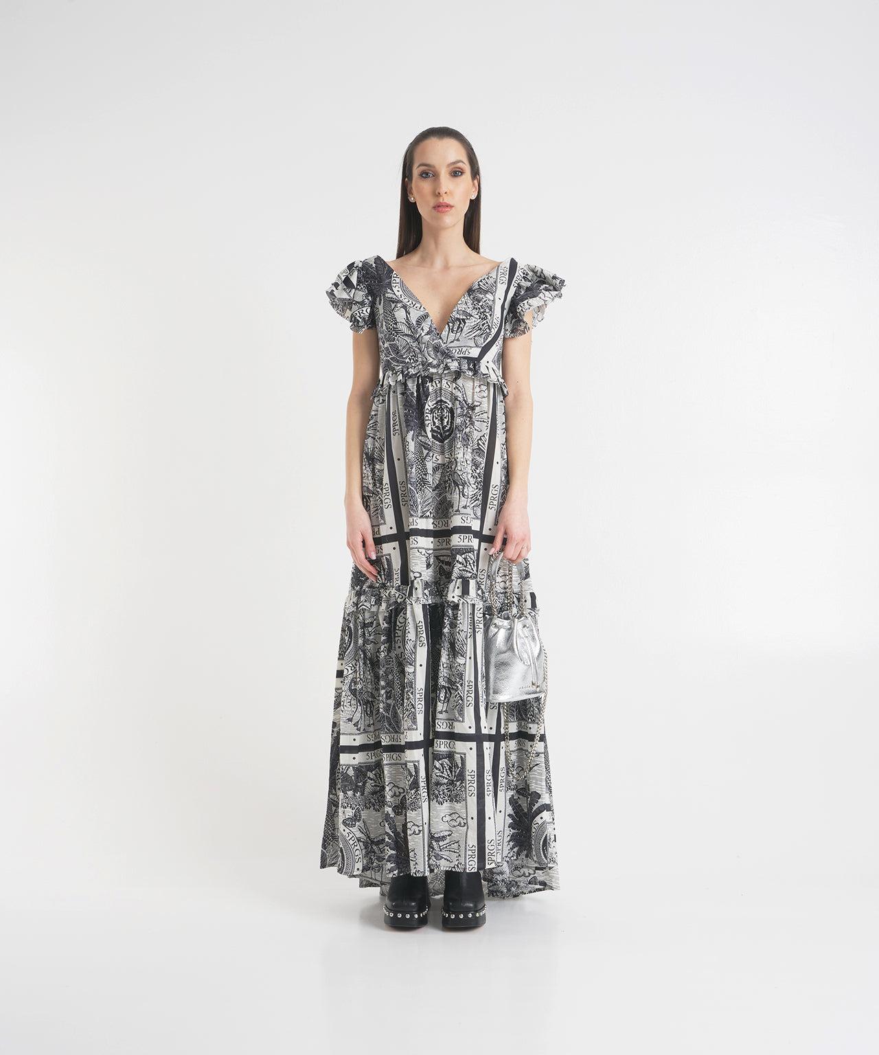 Maxi dress with print Product Image