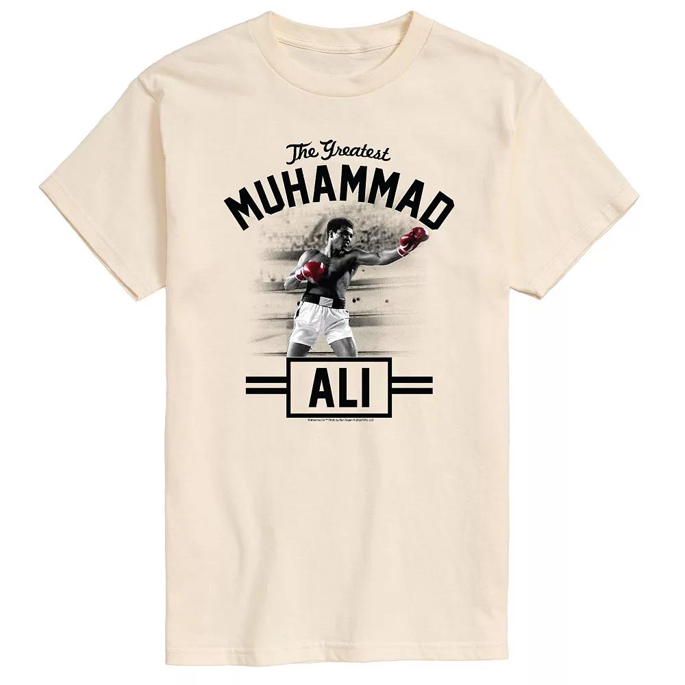Men's Muhammad Ali Standing Tall Tee, Size: Large, Beige Khaki Product Image