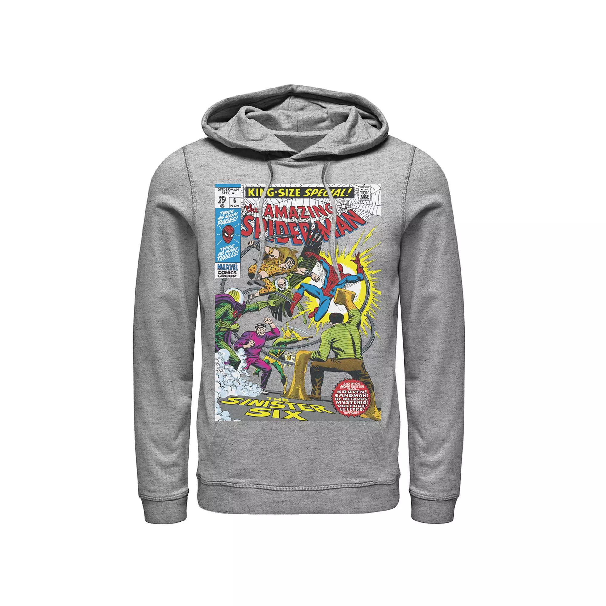 Men's Marvel Spider-Man Sinister Six Comic Hoodie,  Product Image