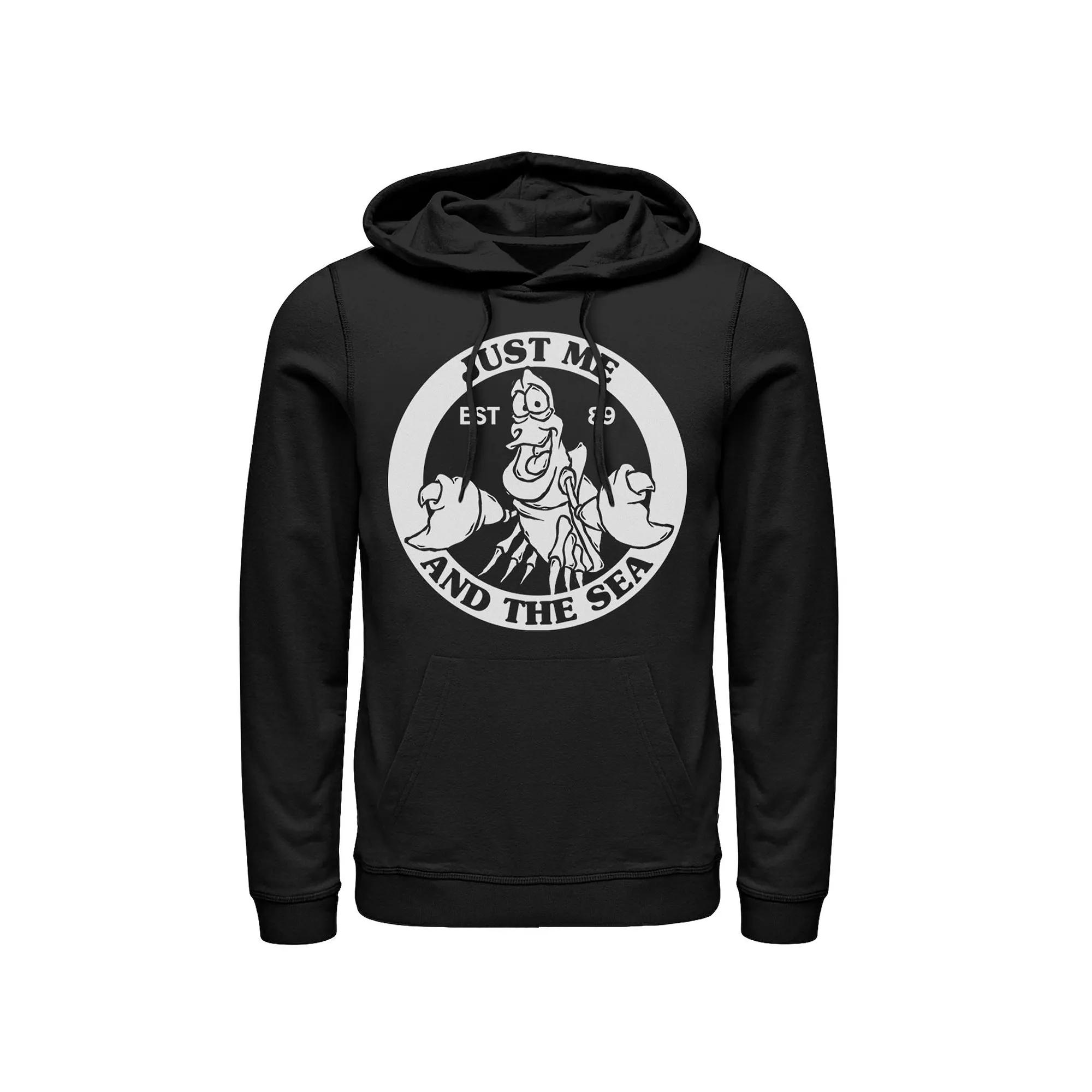 Disney's The Little Mermaid Sebastian Just Me And The Sea Men's Hoodie,  Product Image