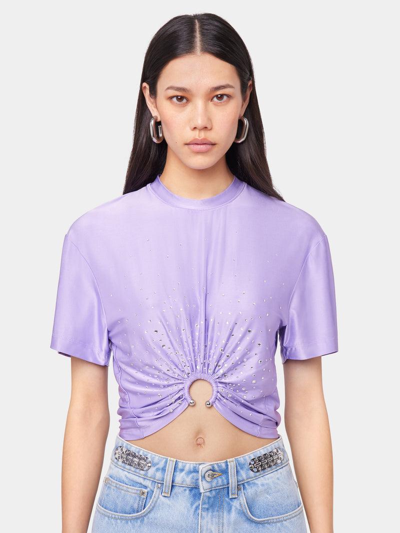 LAVENDER PIERCING TEE-SHIRT IN JERSEY Product Image