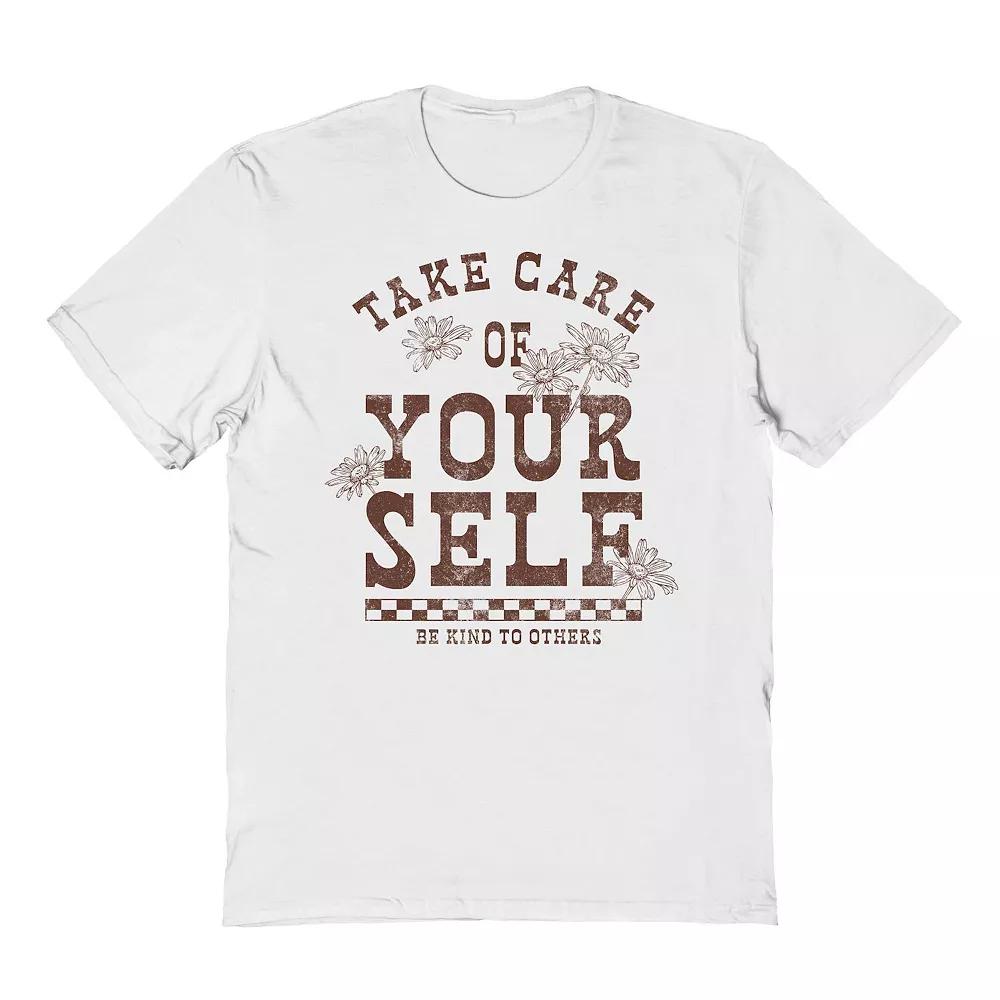 Men's COLAB89 by Threadless Yourself Graphic Tee, Size: Large, White Product Image