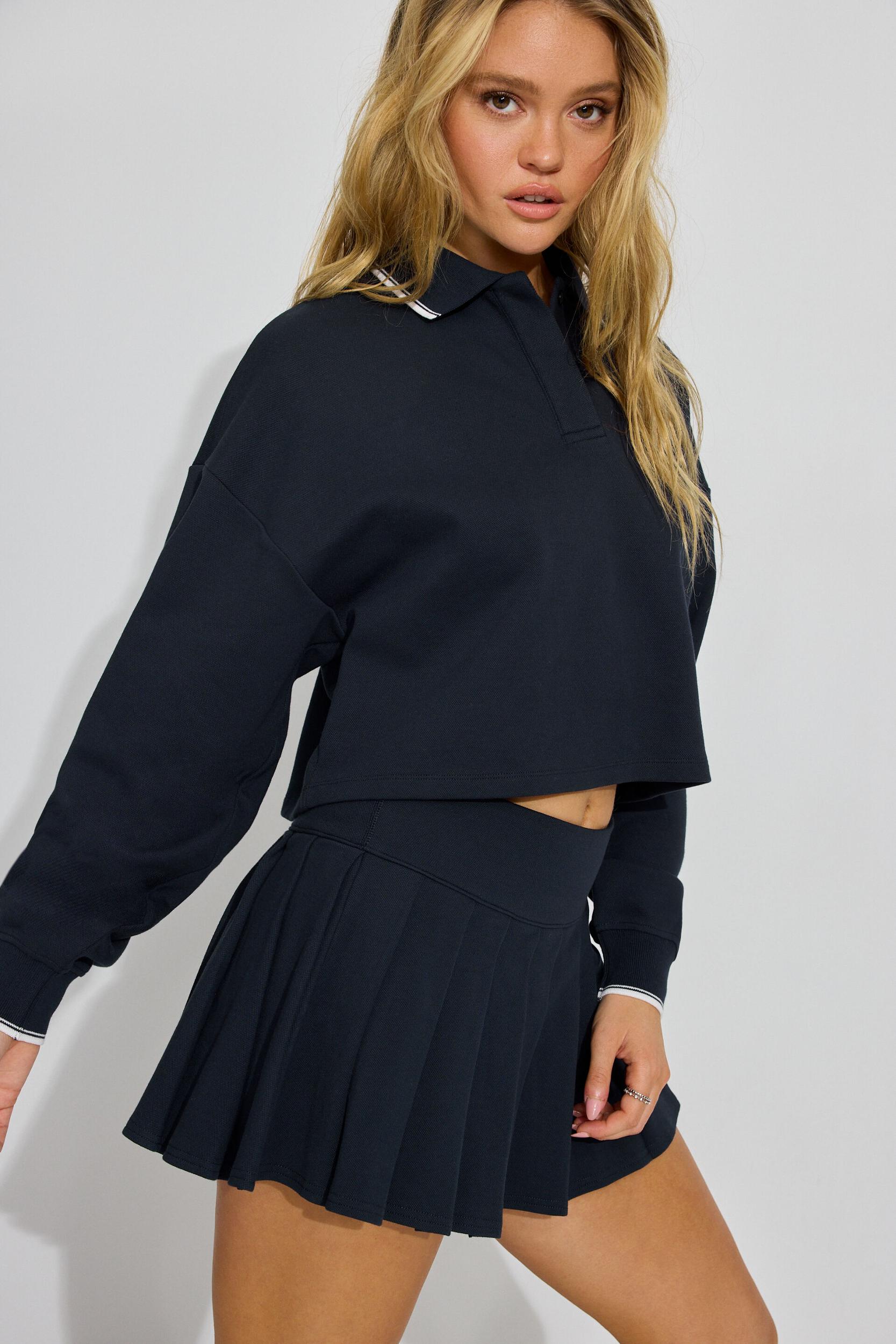 Pique Pleated Active Skort Product Image