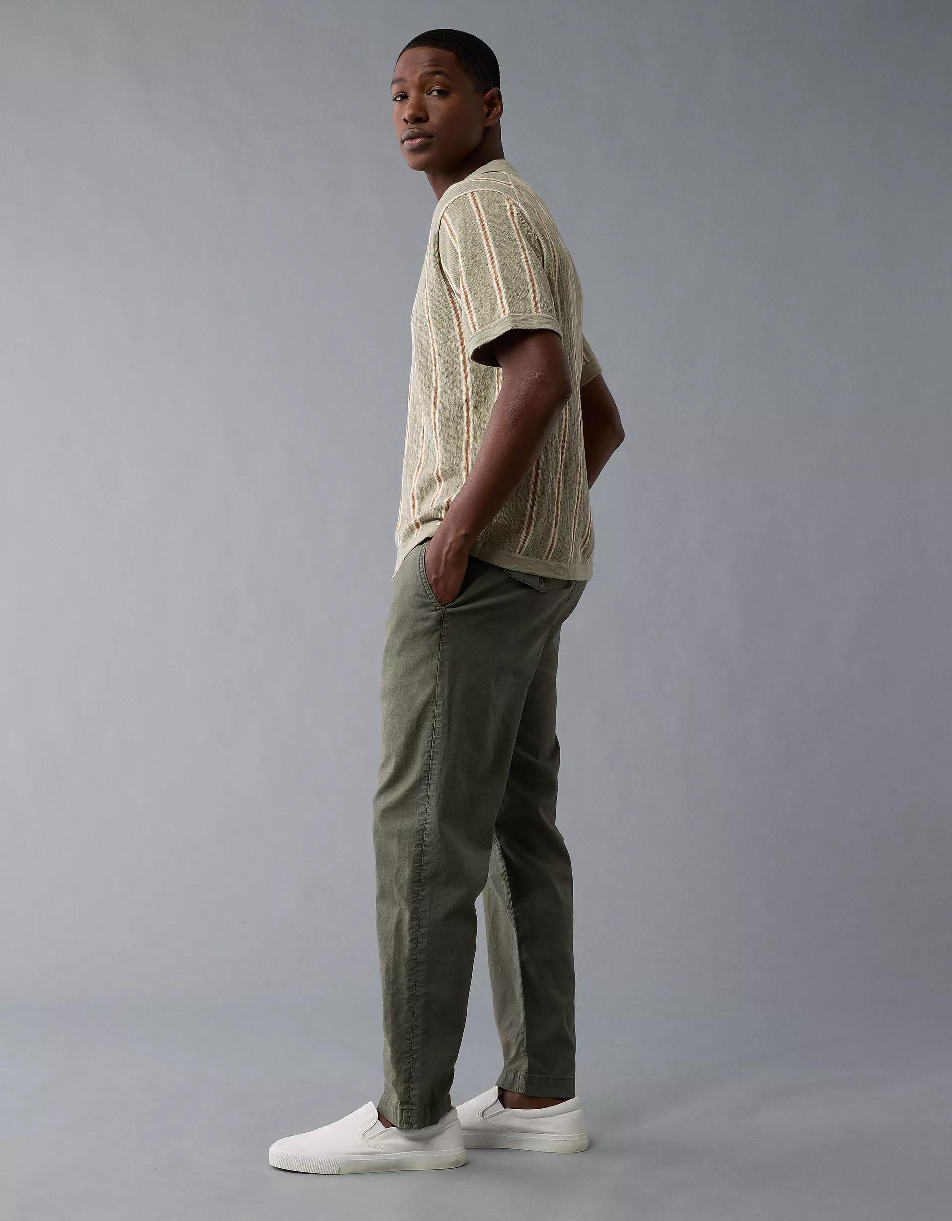AE Flex Linen-Blend Athletic Fit Pull-On Pant Product Image