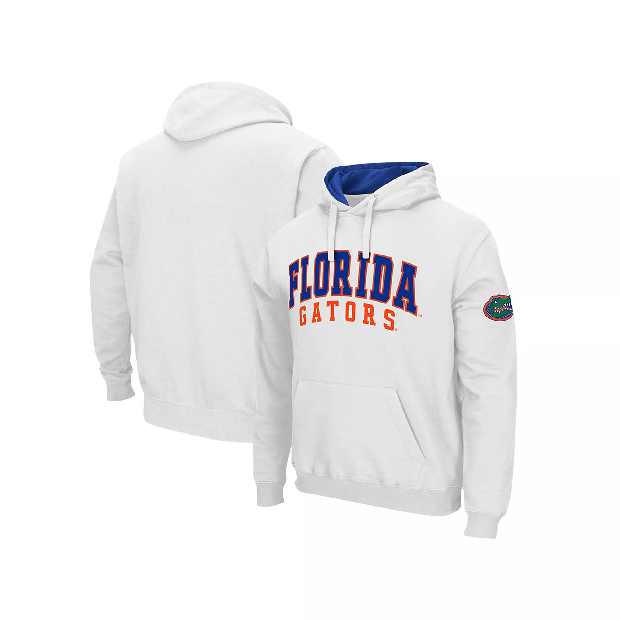 Men's Colosseum White Florida Gators Double Arch Pullover Hoodie, Size: XL Product Image