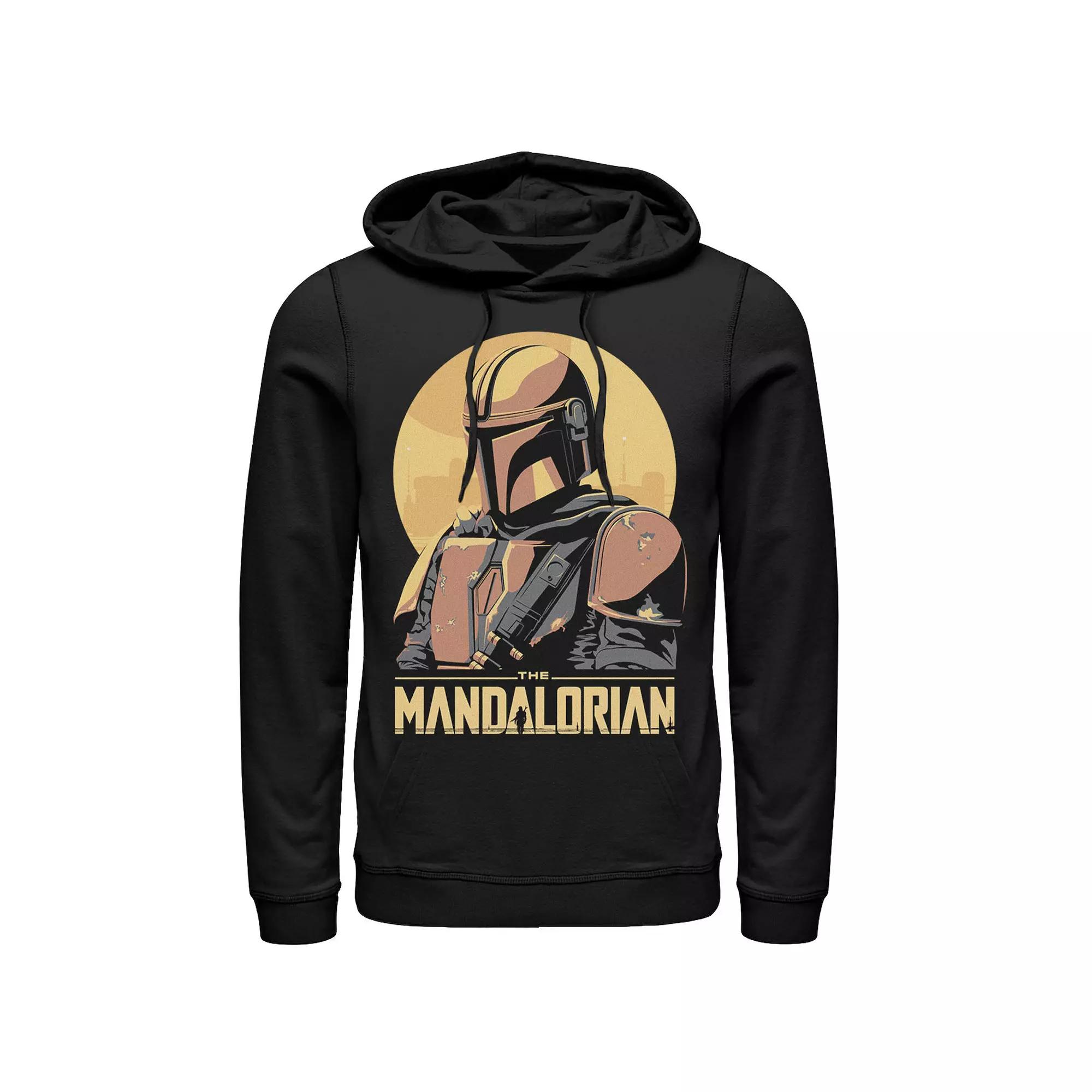 Men's Star Wars The Mandalorian Abstract Portrait Hoodie,  Product Image