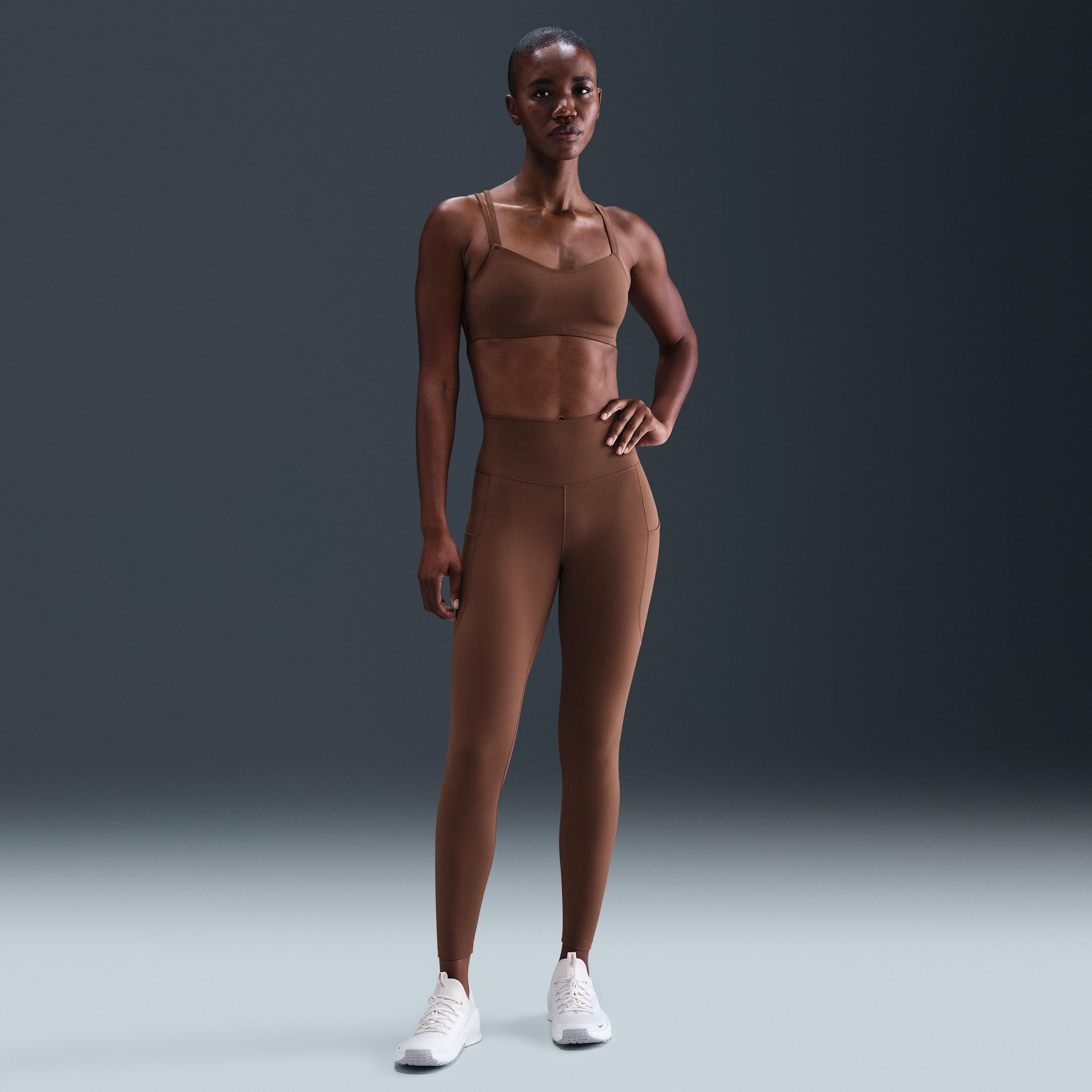 Nike Womens One High-Waisted 7/8 Leggings with Pockets | FN3241-017 Product Image