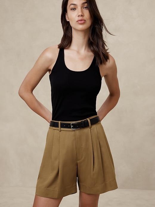 Tencel™ Pleated Short Product Image