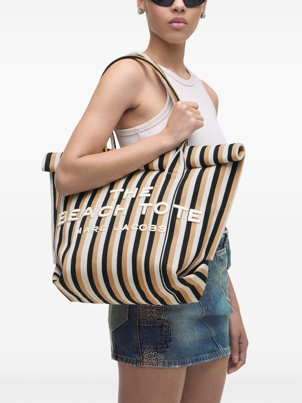 The Woven Stripe Beach Tote bag Product Image