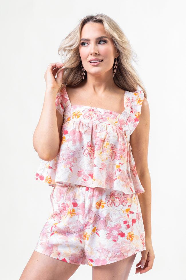 Meadows Call Multi Floral Print Two Piece Set FINAL SALE Product Image