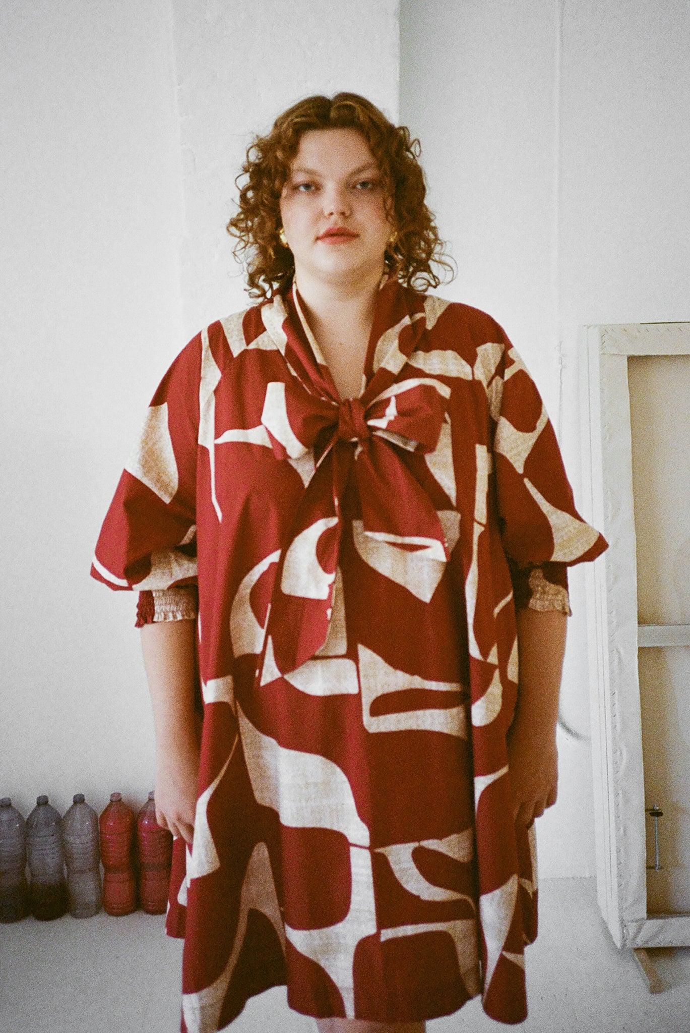 Vee Dress - Deco Sky Product Image