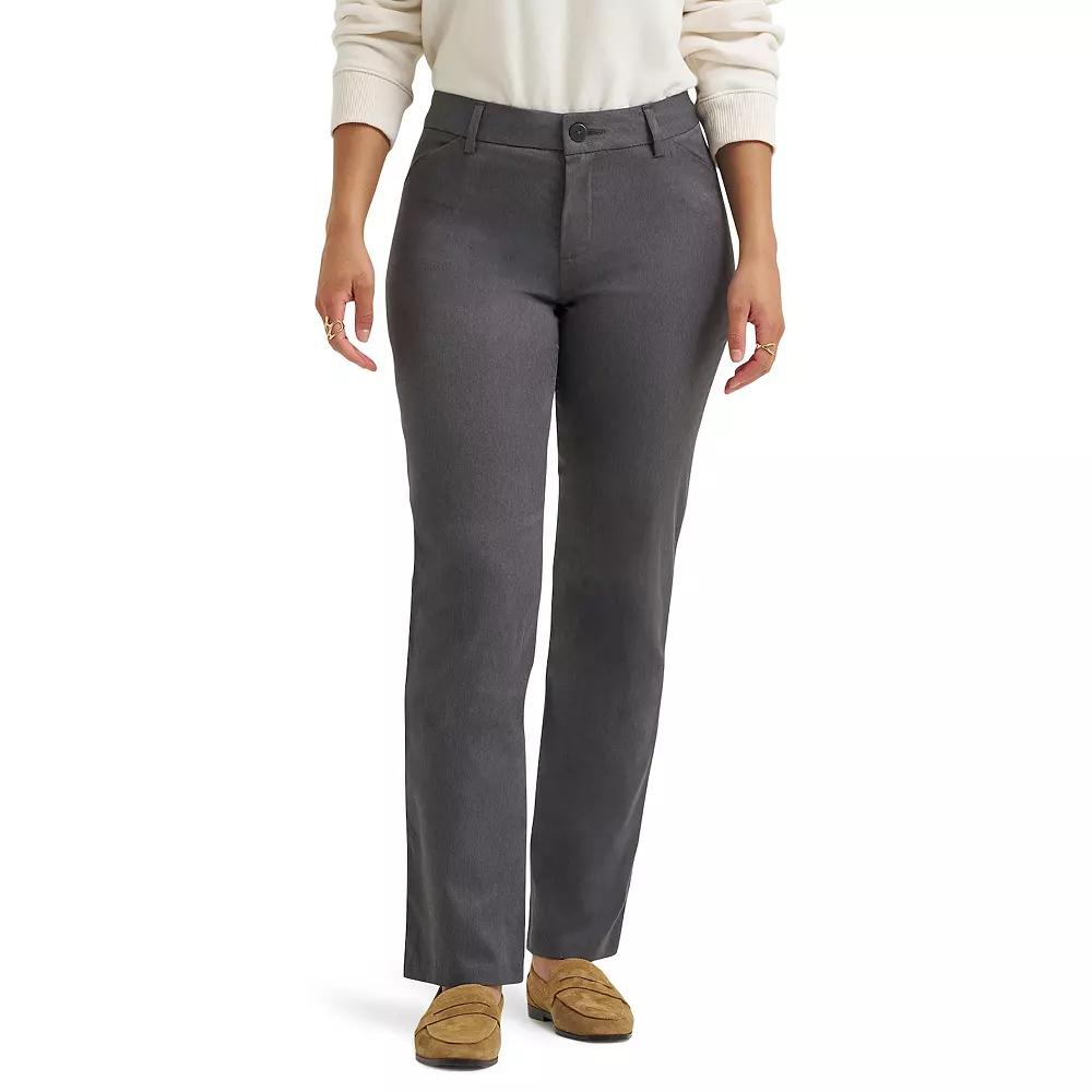 Women's Lee® Wrinkle-Free Relaxed Fit Straight-Leg Pants,  Product Image