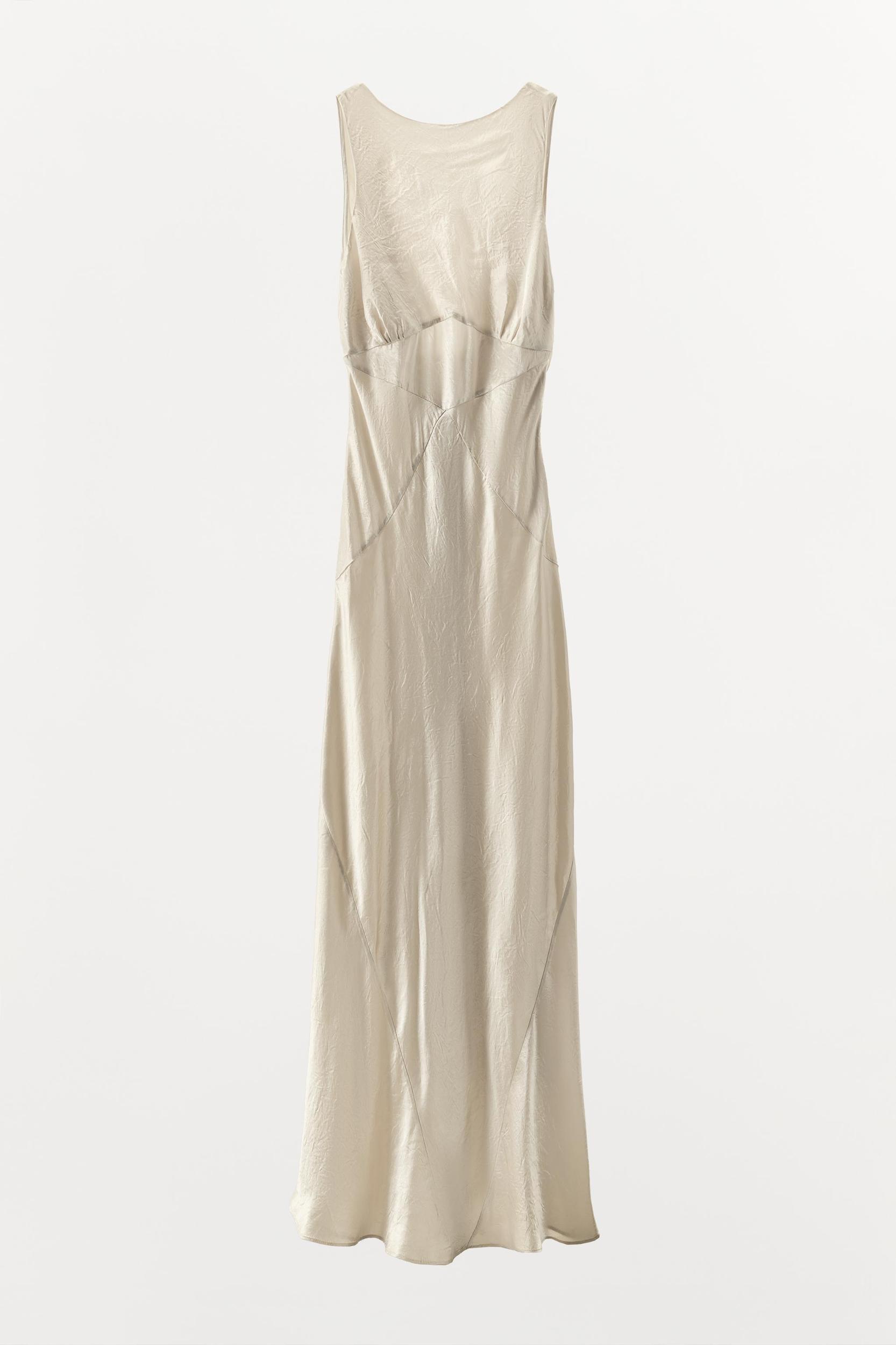 LIMITED EDITION WRINKLED EFFECT SATIN DRESS Product Image