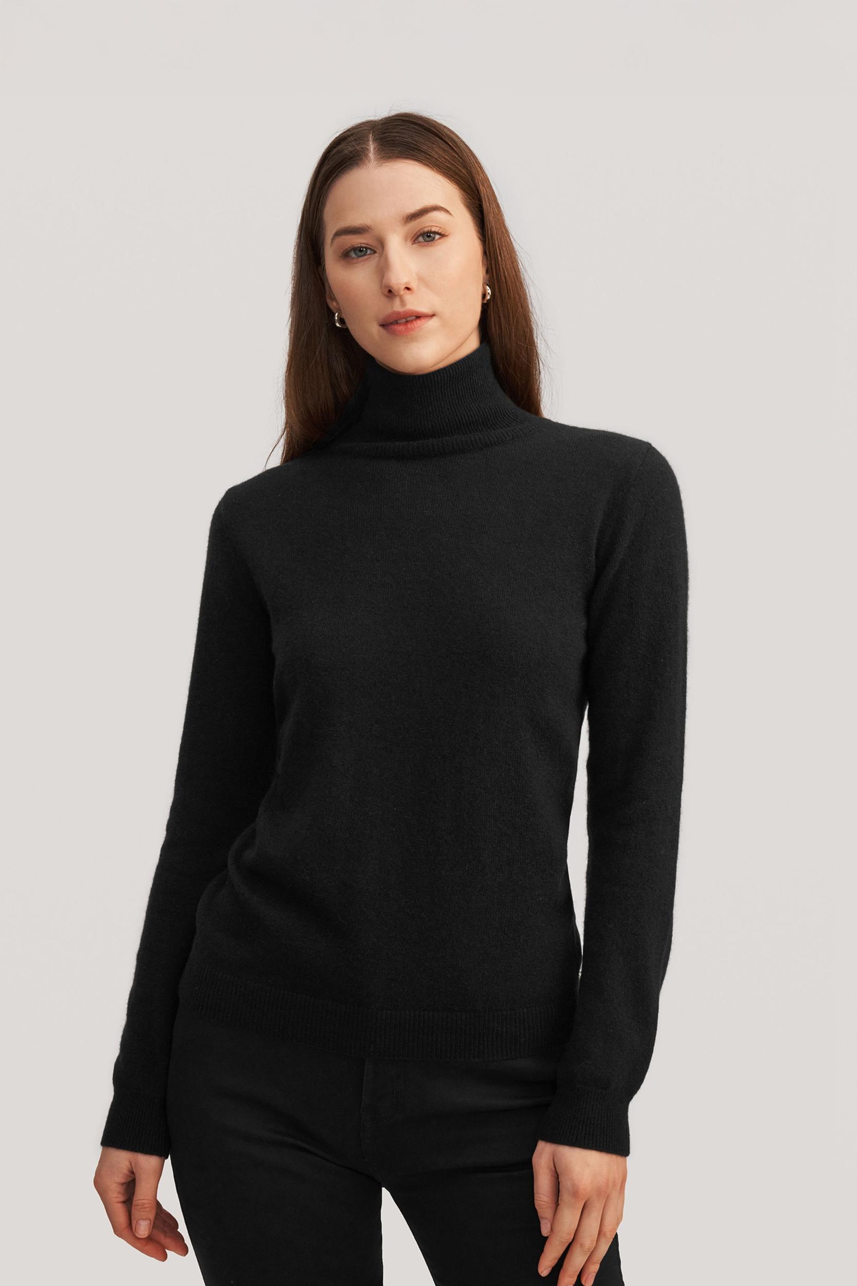 Pure Cashmere Turtleneck Sweater Product Image