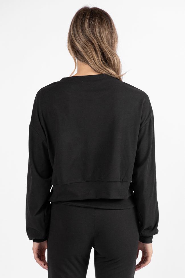 In A Dream Black Super Soft Pullover FINAL SALE Product Image