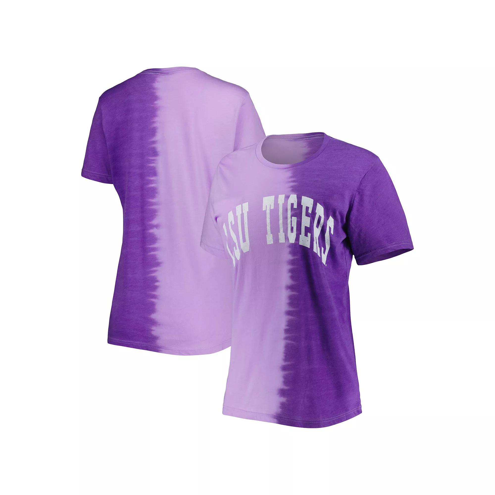 Womens Gameday Couture LSU Tigers Find Your Groove Split-Dye T-Shirt Product Image