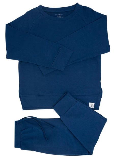 Sweet bamboo crew neck jogger set Product Image