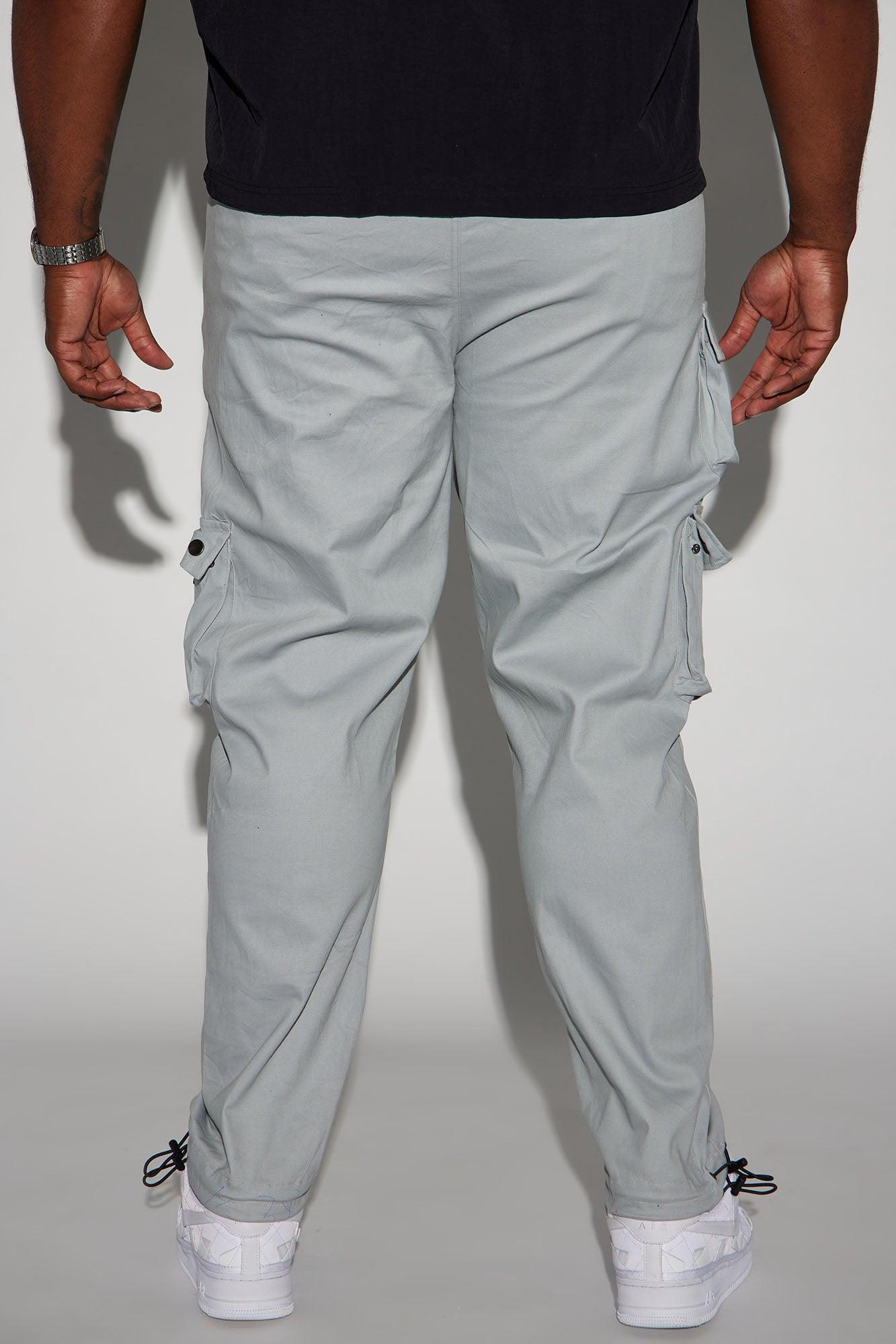 Roaming Twill Cargo Pants - Grey Product Image