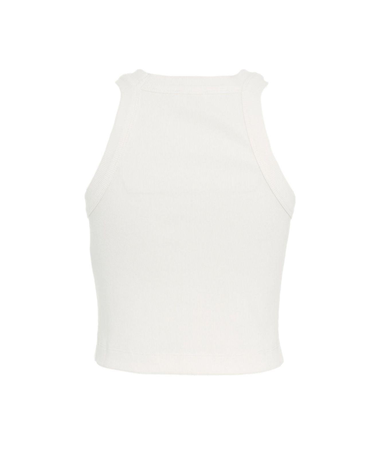 Ribbed top with embroidered logo Product Image