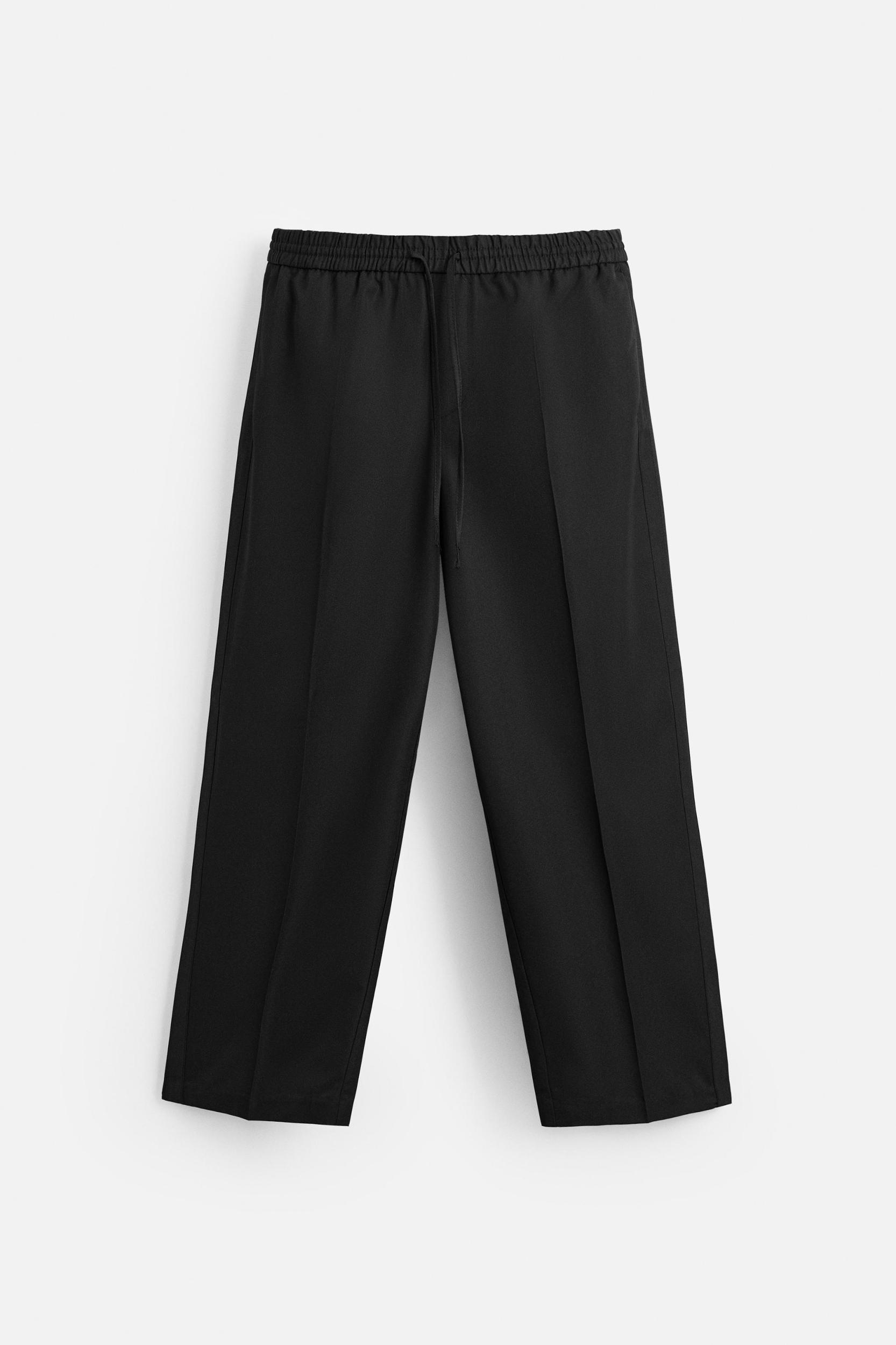 RELAXED FIT PANTS WITH STRIPE Product Image