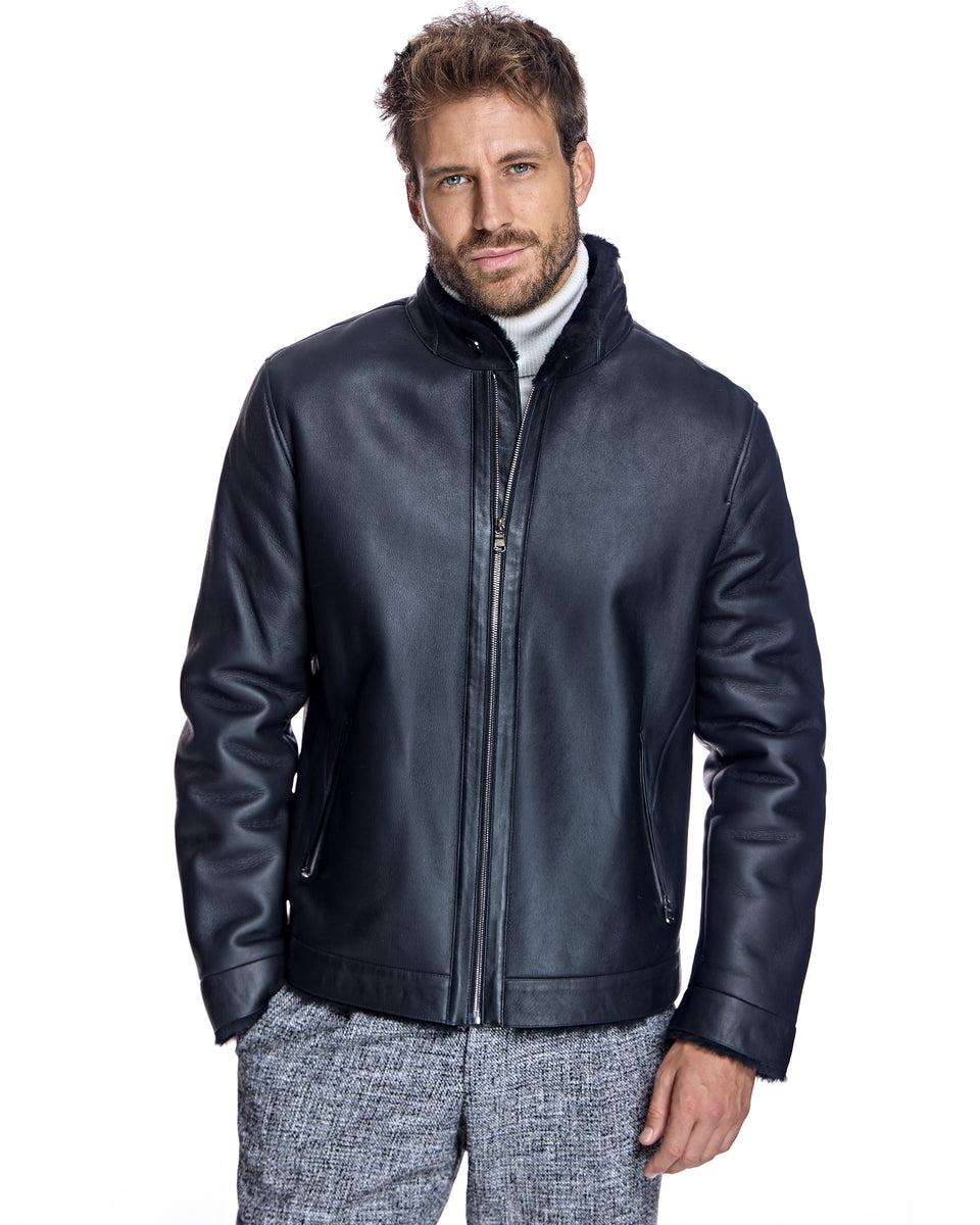 Men's Nappa Shearling Jacket Product Image