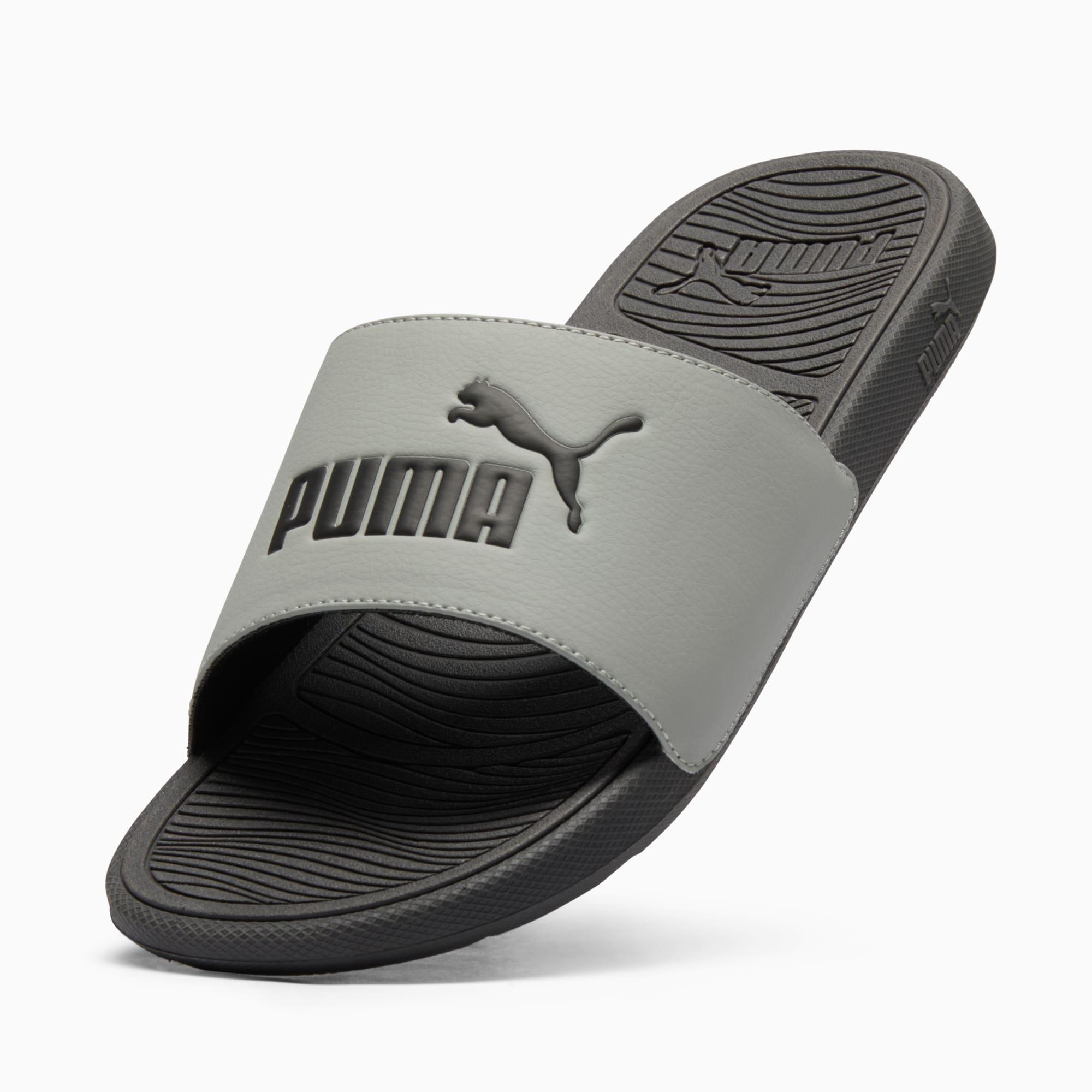 PUMA Cool Cat 2.0 Men's Slides in Grey Product Image