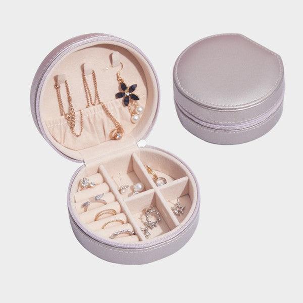 Round Jewelry Case Product Image