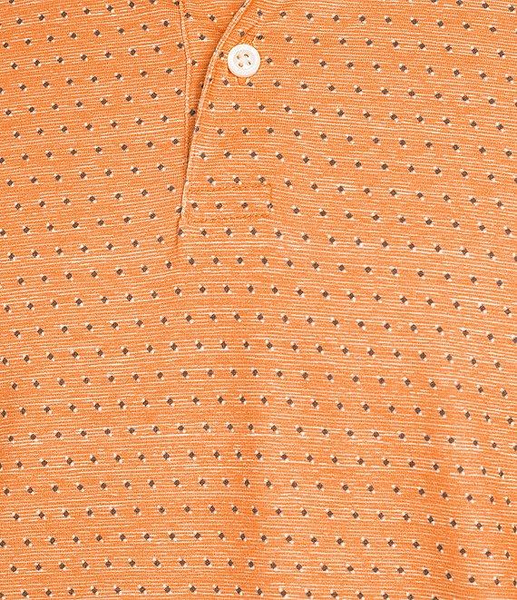 Cremieux Blue Label Slim Fit Stretch Geometric Print Short Sleeve Polo Shirt Product Image