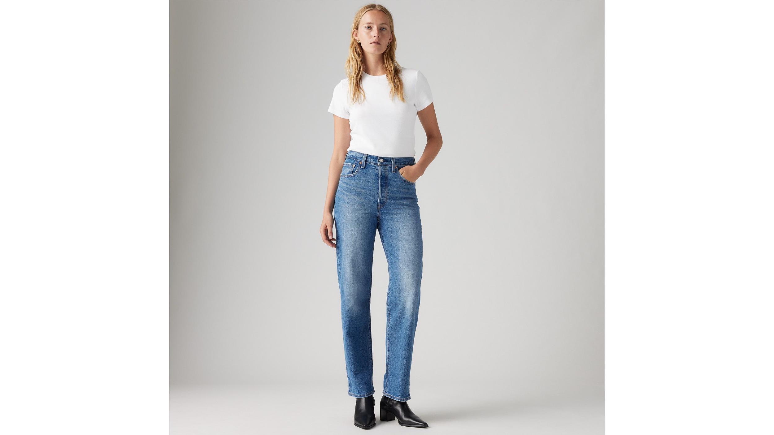 Ribcage Straight Ankle Women's Jeans Product Image